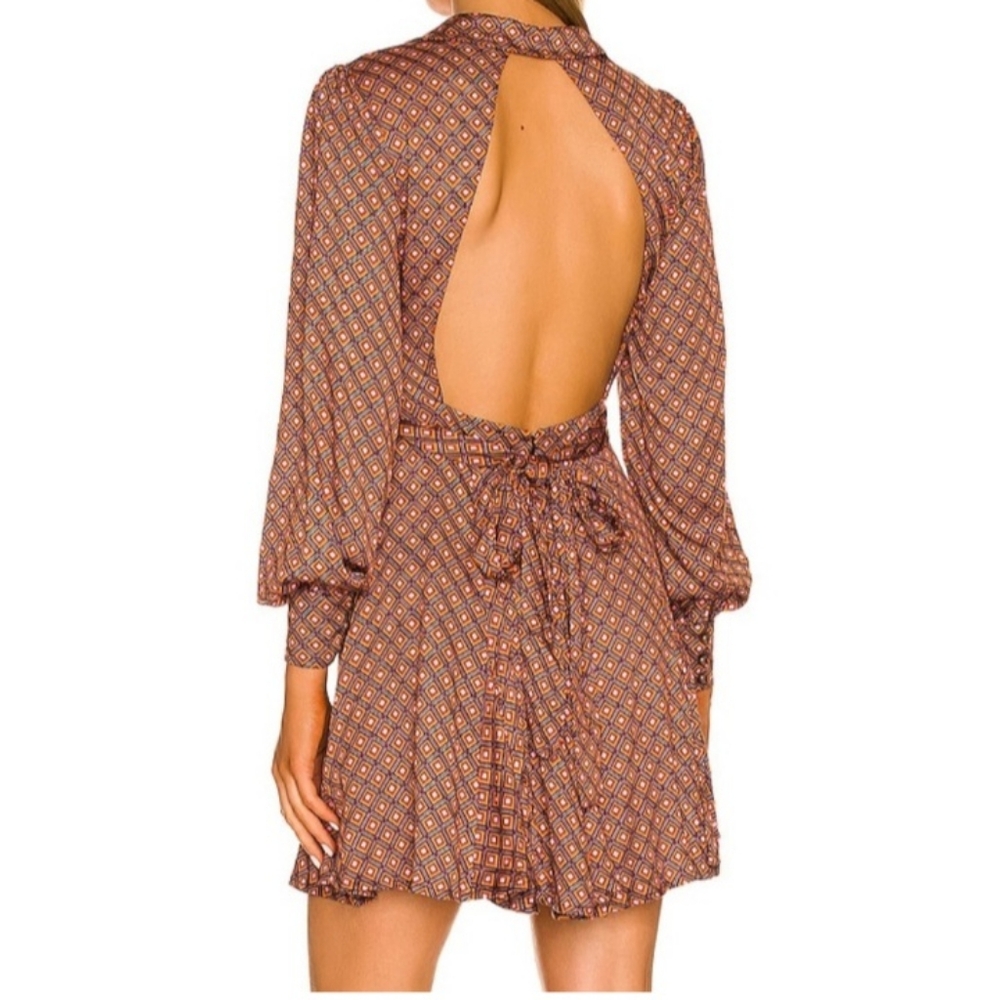 Free People It Takes Two Wrap Dress Size Large Revolve Long Sleeve